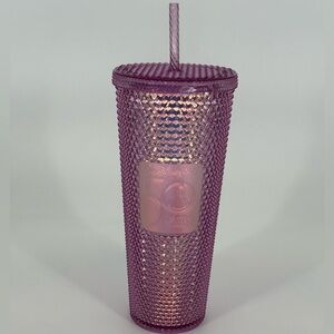 Starbucks 50th Anniversary Walt Disney World Pink Iridescent Studded Tumbler